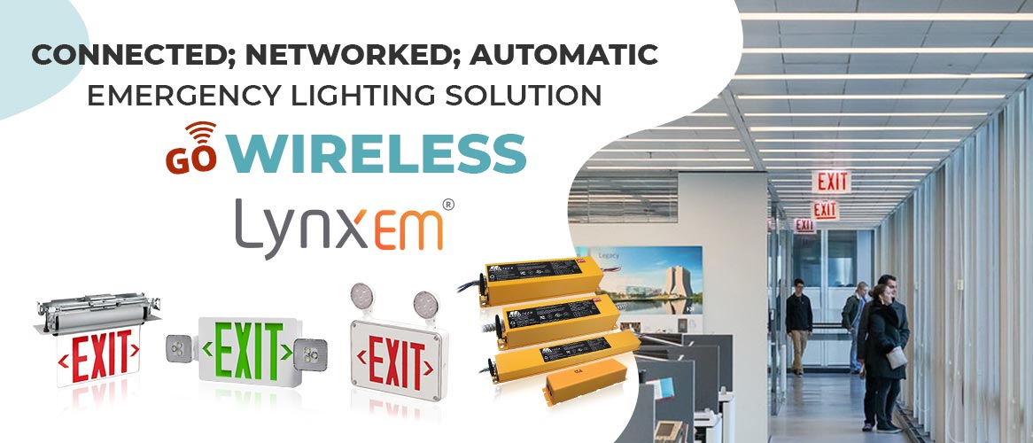 Connected; Networked; Automatic Emergency Lighting Solution